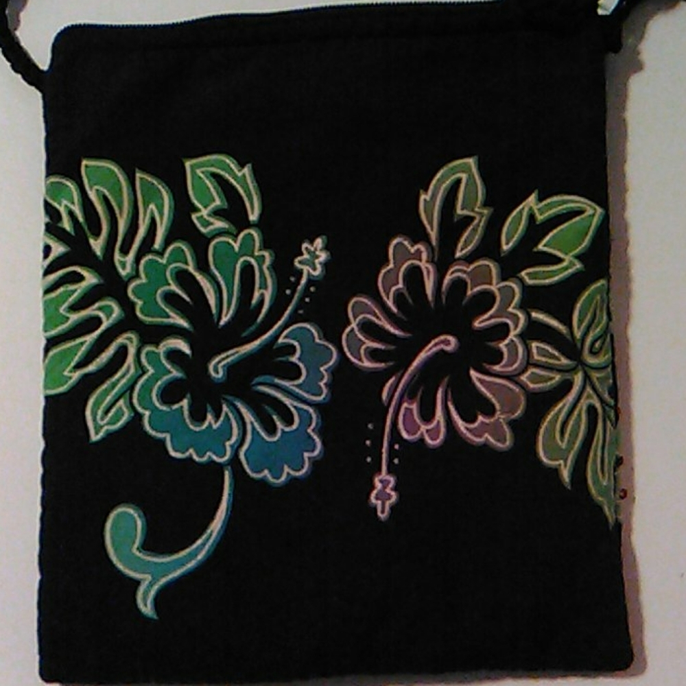 Black Cloth Beaded and Sequence Bag - Picture 5 of 8